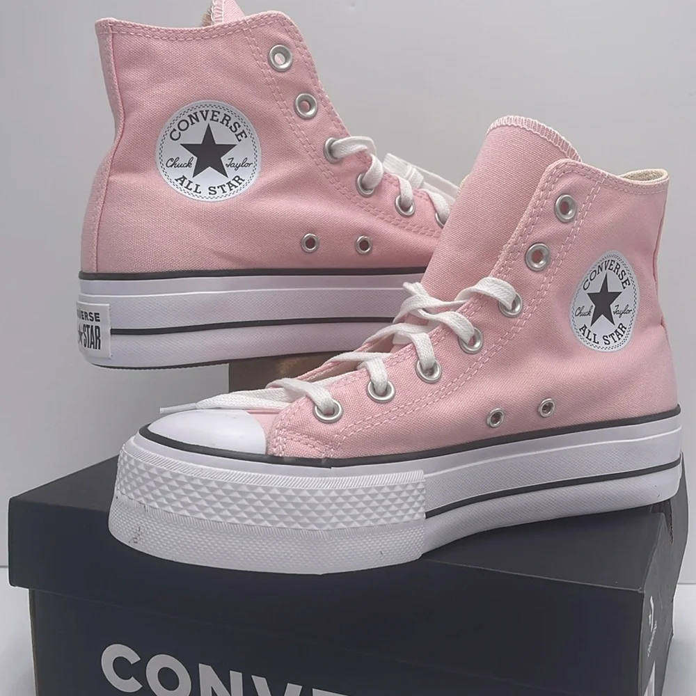 Converse WMNS A06507F CTAS LIFT HI DONUT GLAZE/WHITE/BLACK Platforms Sneakers
